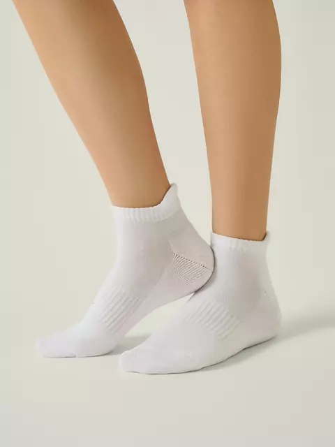 Носки женские esli active (короткие, махр. стопа) 078 белый, 15С-75СПЕ, 36-39 (23-25), ESLI,  - 2