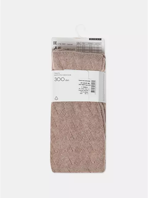 Колготки conte ajour 300 beige, 24С-146СП, 4, CONTE ELEGANT,  - 4