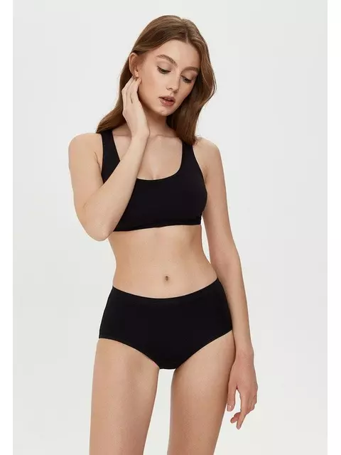 Трусы женские "слипы" высокой посадки basic collection lb 2016 black, 20С-1056ТСП, 118/4XL, CONTE ELEGANT,  - 3