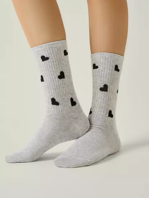 Носки женские conte active 708 светло-серый, , 39-41 (25-27), CONTE ELEGANT, - 1