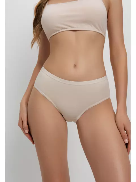Женские трусы «бикини» comfort cotton lb 5572 natural, 24С-3260ТСП, 110/XXL, CONTE ELEGANT,  - 3