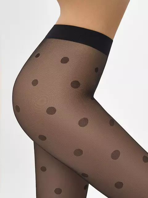 Колготки в средний горох minimi la luna 20 daino, LA LUNA 20 (средний горох), 2, MINIMI,  - 4