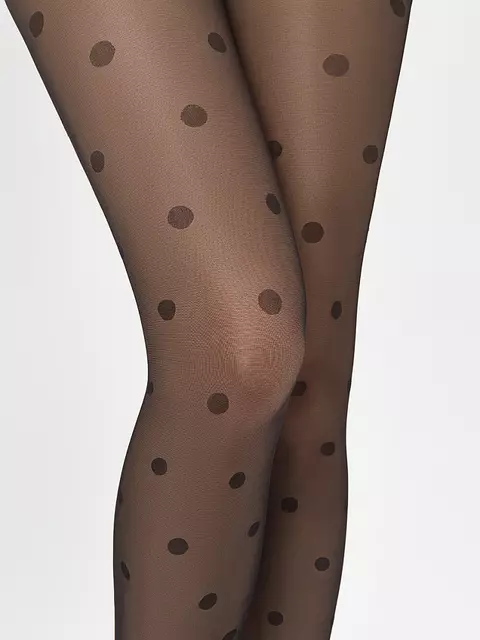 Колготки женские minimi la luna 20 nero, LA LUNA 20 (средний горох), 2, MINIMI,  - 7