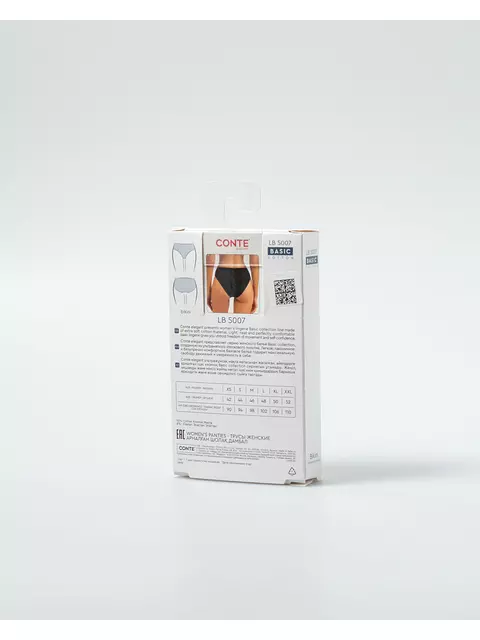 Трусы женские «бикини» conte lb 5007 black, 24С-3262ТСП, 94/S, CONTE ELEGANT,  - 6