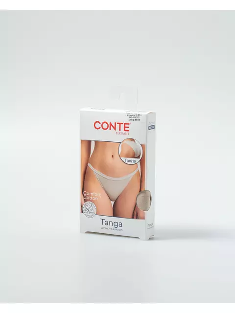 Женские трусы «танга» conte comfort cotton lta 5570 natural, 24С-3258ТСП, 102/L, CONTE ELEGANT,  - 6