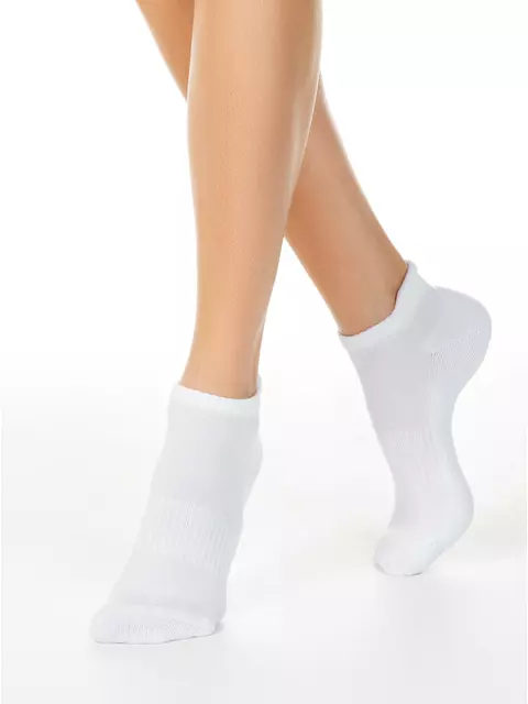 Носки женские esli active (короткие, махр. стопа) 078 белый, , 36-39 (23-25), ESLI, - 1