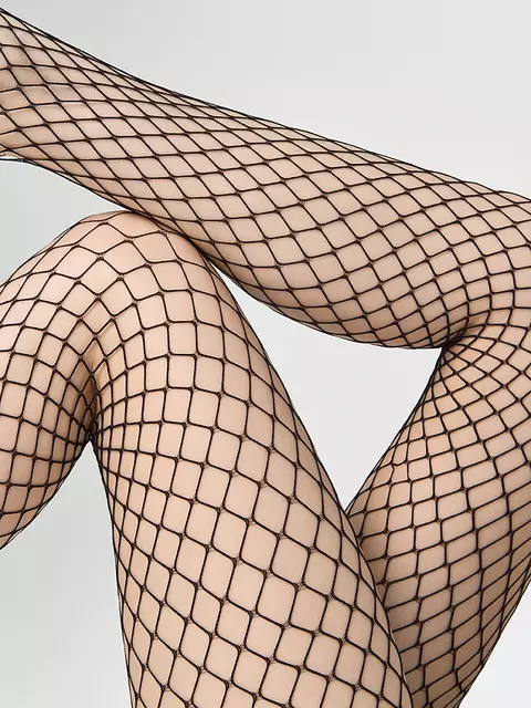 Колготки бесшовные с крупной сеткой minimi retina grande rosso, RETINA GRANDE, 2 (S/M), MINIMI,  - 6