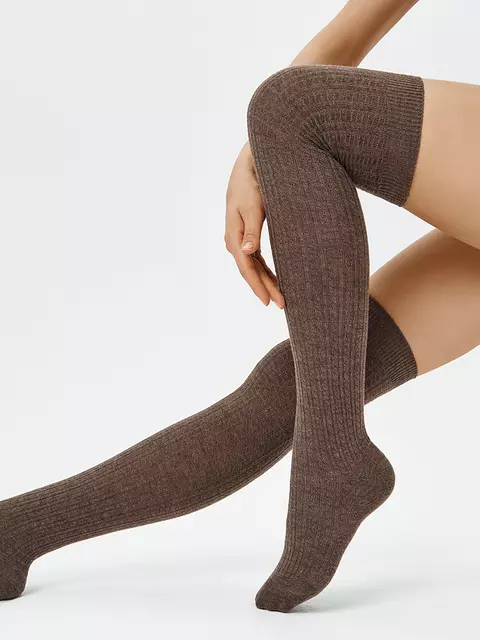 Гольфины с шерстью minimi parigina jacquard var.1 180 cappuccino, , 39-41 (25-27), , - 7