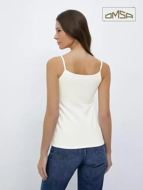 Майка "топ" женская omsa 1001 avorio, , 44 (S), OMSA, - 3
