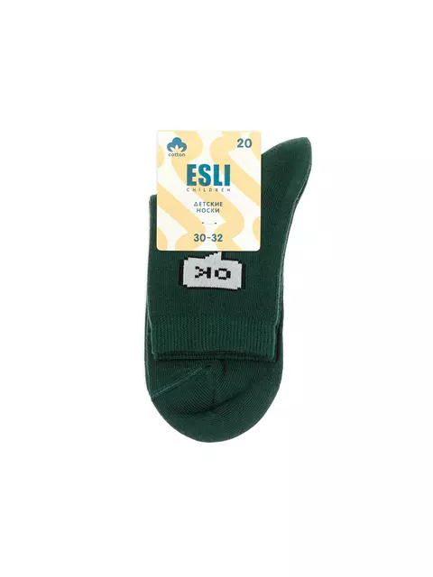 Носки детские esli 717 темно-зеленый, 24С-74СПЕ, 20, ESLI,  - 5