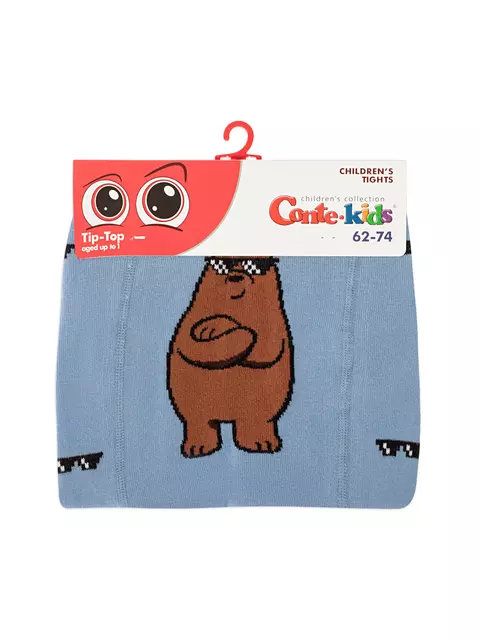 Колготки детские conte-kids tip-top 708 светлый джинс, 4С-01СП, 80-86 (14), CONTE-KIDS,  - 3