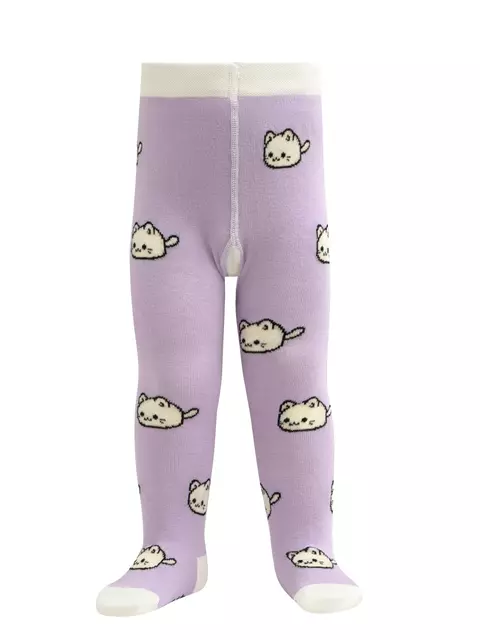 Колготки детские tip-top 704 сиреневый, 4С-01СП, 80-86 (14), CONTE-KIDS,  - 2