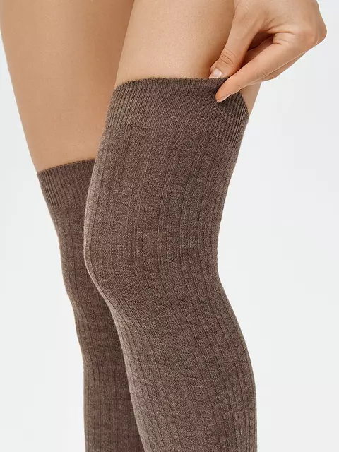 Гольфины с шерстью minimi parigina jacquard var.1 180 cappuccino, , 39-41 (25-27), , - 4