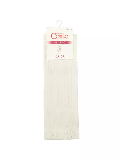 Гольфы женские conte classic 011 молочный, 25С-42СП, 36-39 (23-25), CONTE ELEGANT,  - 3