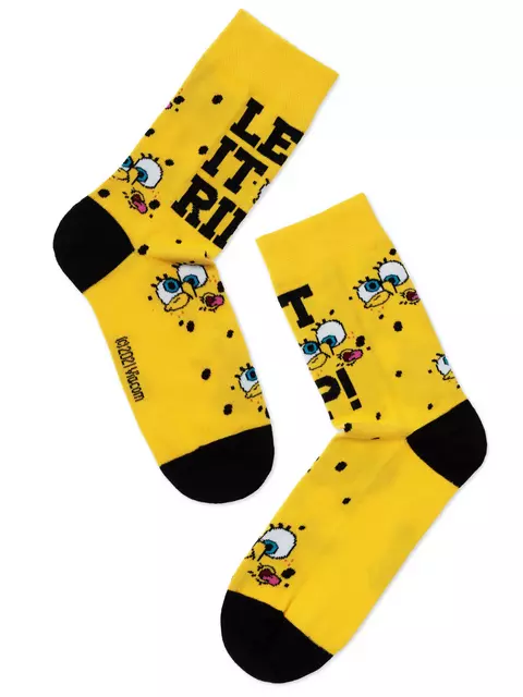 Носки средней длины spongebob брестские 4203 я.желтый, 21С4203, 40-43 (27-29), БРЕСТСКИЕ,  - 3
