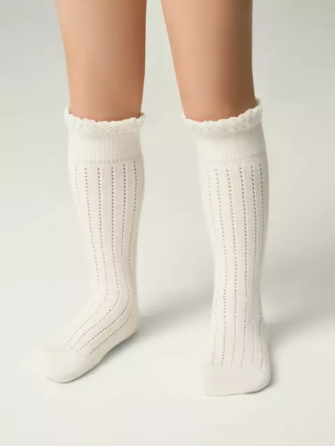 Гольфы детские miss 058 молочный, , 16, CONTE-KIDS, - 1