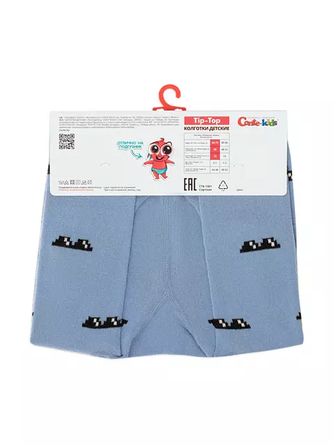 Колготки детские conte-kids tip-top 708 светлый джинс, 4С-01СП, 80-86 (14), CONTE-KIDS,  - 4