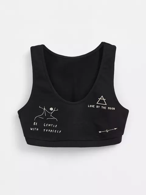 Бюстье с тату-рисунками conte tattoo style lbe 1481 black, , 170-88/S, CONTE ELEGANT, - 1