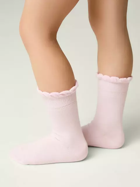 Носки для девочек tip-top 1022 светло-розовый, , 12, CONTE-KIDS, - 1