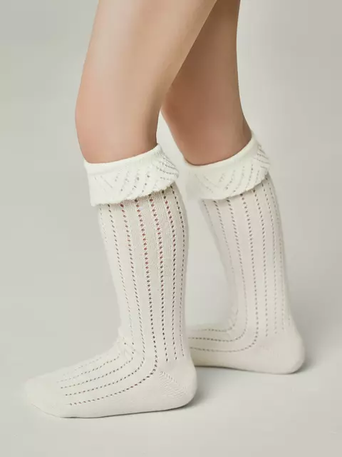 Гольфы детские miss 058 молочный, 25С-37СП, 16, CONTE-KIDS,  - 6