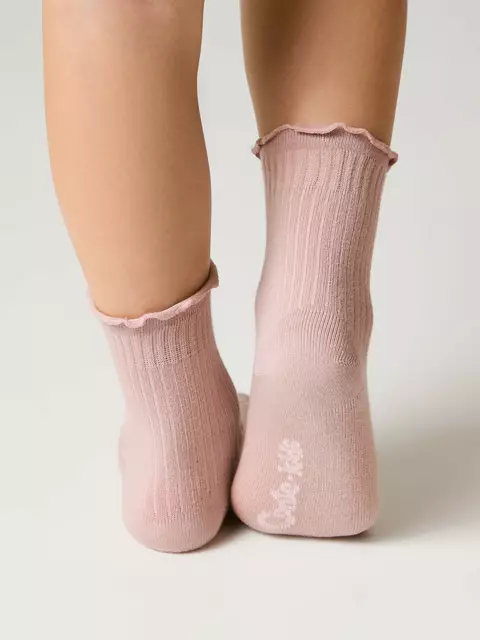 Носки (без резинки) tip-top 1019 пепельно-розовый, 25С-30СП, 16-18, CONTE-KIDS,  - 3