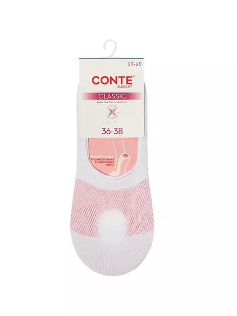 Подследники женские conte classic 752 белый, 25С-36СП, 39-41 (25-27), CONTE ELEGANT,  - 3