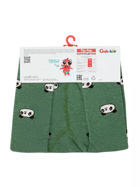 Колготки детские tip-top 709 хаки, 4С-01СП, 80-86 (14), CONTE-KIDS,  - 4