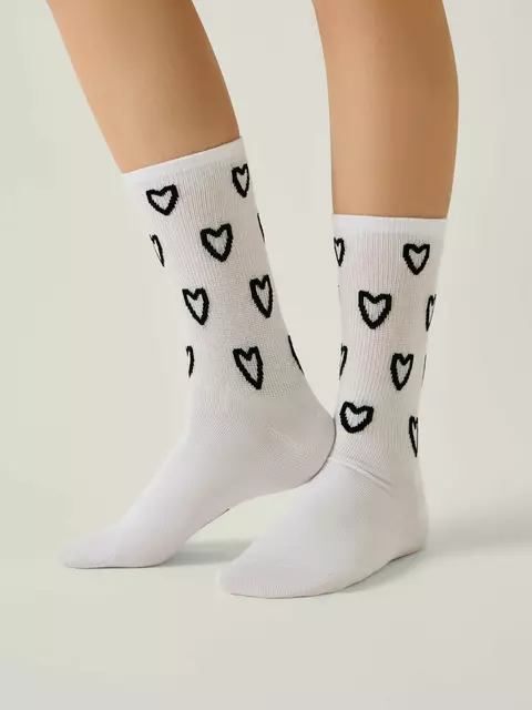 Носки женские conte active 713 белый, , 36-38 (23-25), CONTE ELEGANT, - 1