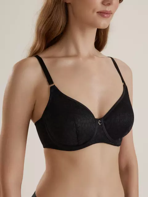 Бюстгальтер push-up sunny rain rb1214 черный, , 75B, CONTE ELEGANT, - 1