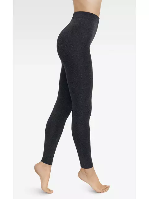 Легинсы теплые с флисом minimi piuma 260 grigio melange, , 3, MINIMI, - 1