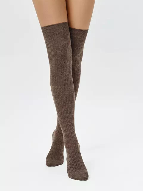 Гольфины с шерстью minimi parigina jacquard var.1 180 cappuccino, , 39-41 (25-27), , - 5