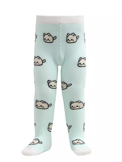 Колготки детские tip-top 704 бледно-бирюзовый, 4С-01СП, 80-86 (14), CONTE-KIDS,  - 2