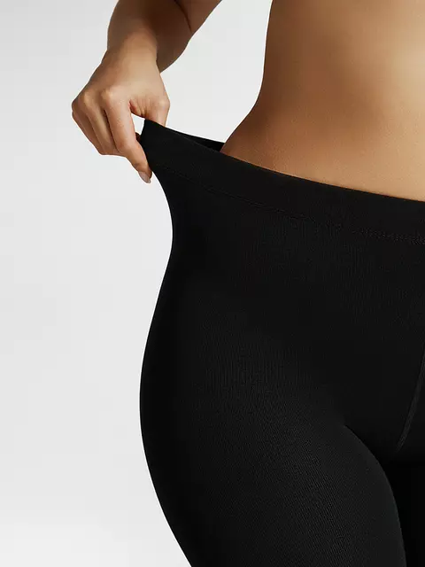 Легинсы женские из микрофибры с флисом minimi piuma 260 maxi nero, pantacollant PIUMA 260 MAXI (микрофибра с флисом), 5, MINIMI,  - 5