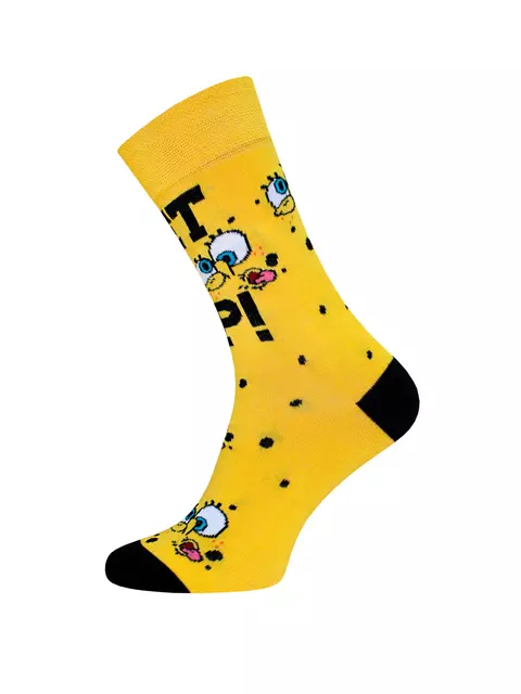 Носки средней длины spongebob брестские 4203 я.желтый, 21С4203, 40-43 (27-29), БРЕСТСКИЕ,  - 4