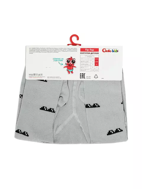 Колготки детские conte-kids tip-top 708 светло-серый, 4С-01СП, 80-86 (14), CONTE-KIDS,  - 4