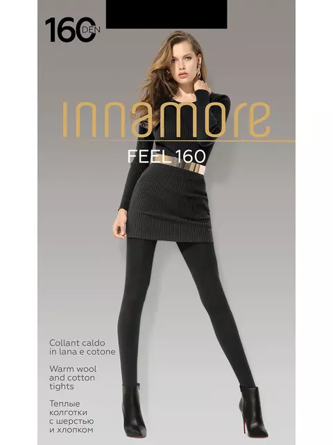 Колготки innamore feel 160 nero, , 3, INNAMORE, - 1