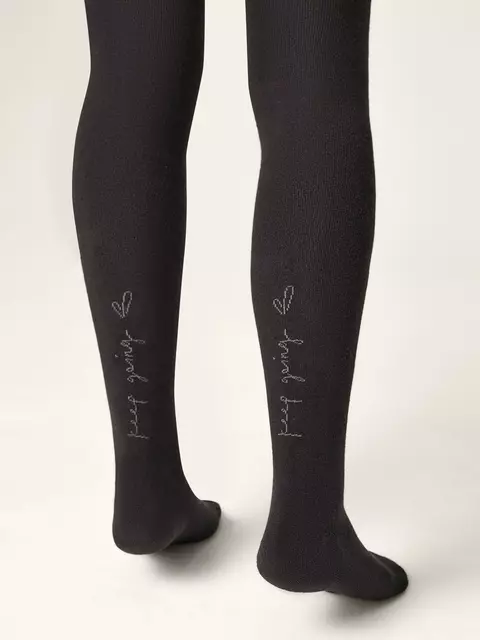 Колготки махровые conte-kids sof-tiki 700 черный, 7С-38СП, 140-146 (22), CONTE-KIDS,  - 2