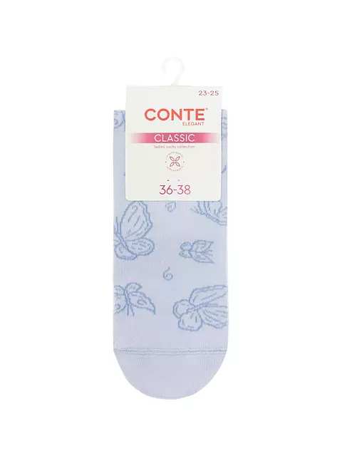 Носки женские conte classic 697 бледно-фиолетовый, 15С-15СП, 39-41 (25-27), CONTE ELEGANT,  - 4