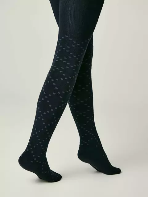 Колготки махровые conte-kids sof-tiki 701 темно-синий, 7С-38СП, 140-146 (22), CONTE-KIDS,  - 2