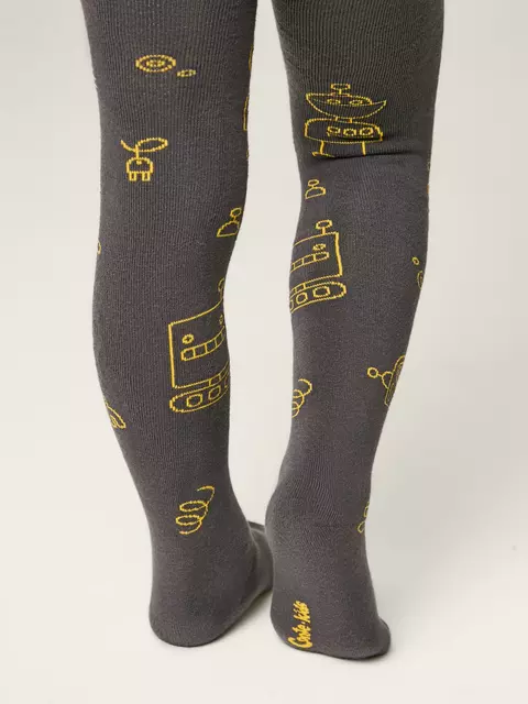 Колготки детские conte-kids sof-tiki 695 темно-серый, 7С-38СП, 92-98 (14), CONTE-KIDS,  - 3