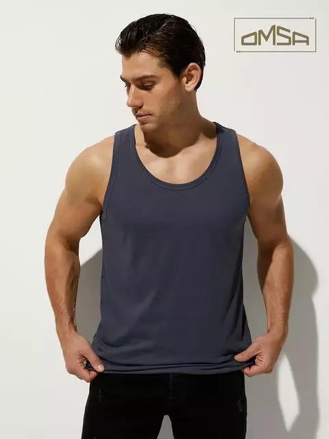 Майка мужская omsa u1103 mineral, , 50(XL), OMSA, - 2