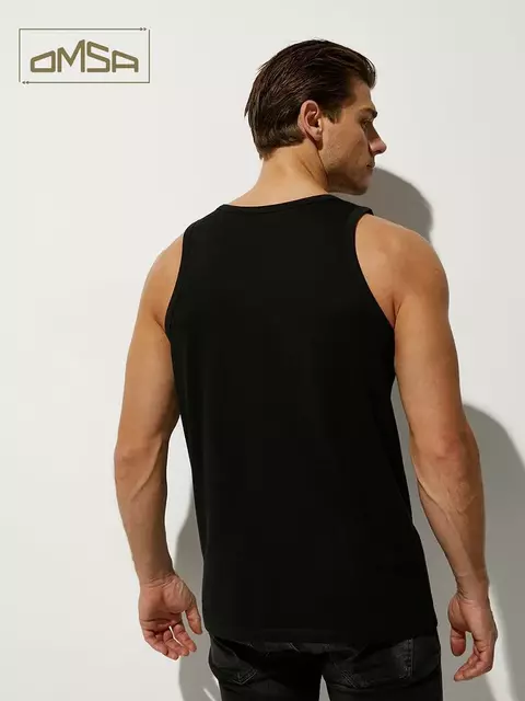 Майка мужская omsa u1103 nero, , 50(XL), OMSA, - 3