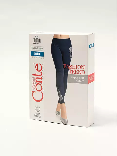 Леггинсы женские conte lore navy, , 164-98/M, CONTE ELEGANT, - 1