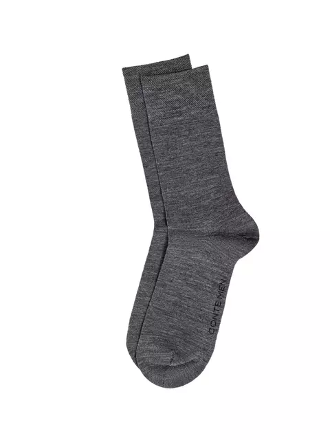 Мужские удлинённые носки с шерстью conte 000 темно-серый, 25С-87СП, 40-41 (25), CONTE,  - 3