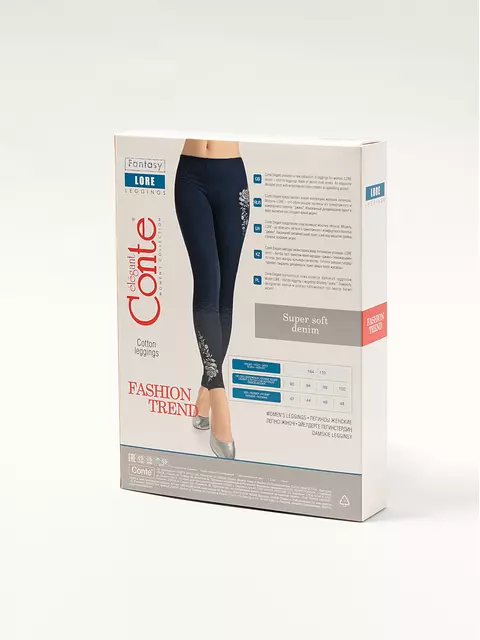 Леггинсы женские conte lore navy, 17С-390ТСП, 164-98/M, CONTE ELEGANT,  - 2