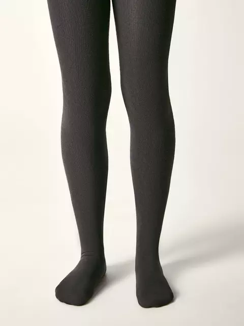 Колготки махровые conte-kids sof-tiki 700 темно-серый, , 140-146 (22), CONTE-KIDS, - 1