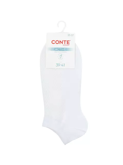 Носки женские (ультракороткие) conte active 961 белый, 25С-84СП, 36-38 (23-25), CONTE ELEGANT,  - 3