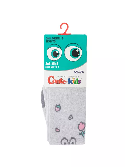 Колготки детские conte-kids sof-tiki 696 светло-серый, 7С-38СП, 80-86 (14), CONTE-KIDS,  - 3
