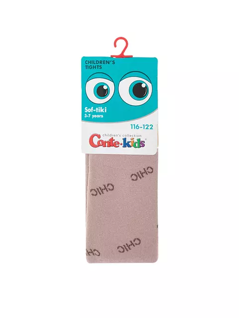 Колготки махровые conte-kids sof-tiki 702 пепельно-розовый, 7С-38СП, 116-122 (18), CONTE-KIDS,  - 4