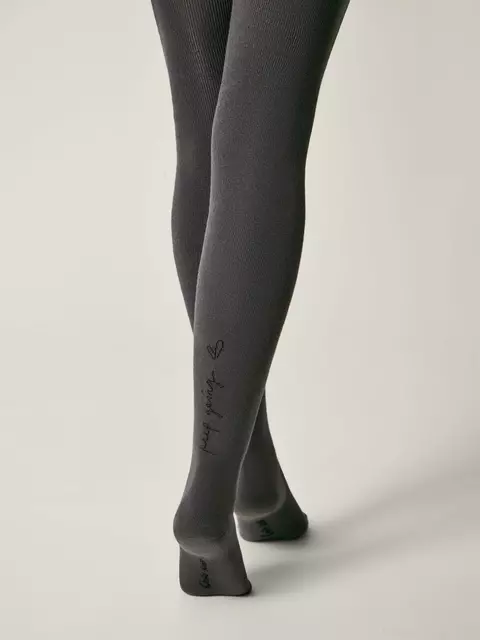 Колготки махровые conte-kids sof-tiki 700 темно-серый, 7С-38СП, 140-146 (22), CONTE-KIDS,  - 3